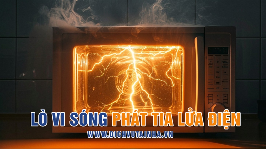 Lò Vi Sóng Cháy Tia Lửa – Gọi Ngay Thợ Đến Sửa An Toàn