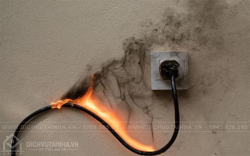 Chập cháy điện nguy hiểm trong gia đình